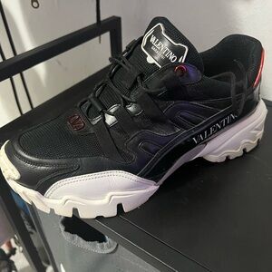 Valentino Black and White Chunky Sneakers